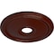 Ekena Millwork Diane Ceiling Medallion (Fits Canopies up to 5 3/8"), 18"OD x 3 5/8"ID x 1 1/8"P, Brushed Mahogany CM18DIBMF - alternate 2